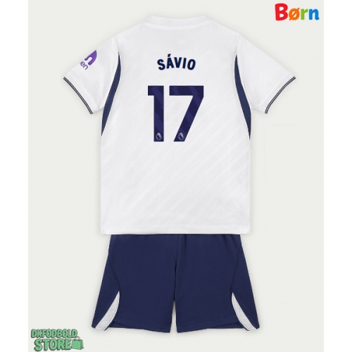 Tottenham Hotspur Savio #17 Replika Babytøj Hjemmebanesæt Børn 2026-27 Kortærmet (+ Korte bukser)